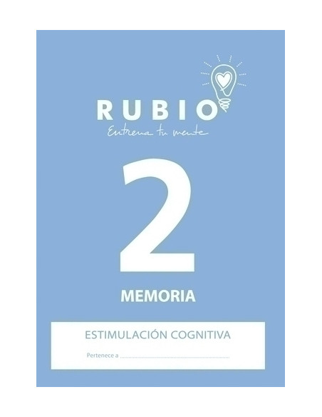 CUADERNO RUBIO A4 ESTIMULACION COGNITIVA MEMORIA N 2