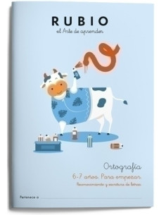 CUADERNO RUBIO ORTOGRAFIA 1 PARA EMPEZAR 6-7 AÑOS