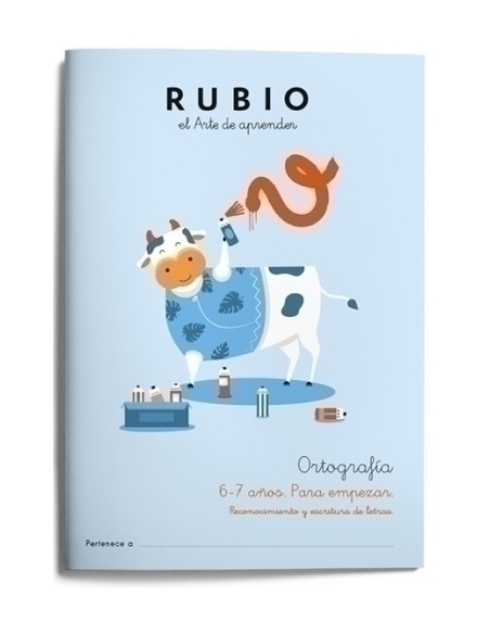 CUADERNO RUBIO ORTOGRAFIA 1 PARA EMPEZAR 6-7 AÑOS