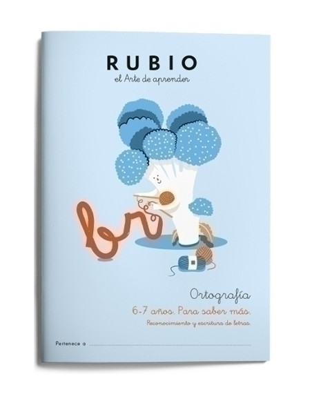 CUADERNO RUBIO ORTOGRAFIA 2 PARA SABER MAS 6-7 AÑOS