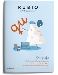 CUADERNO RUBIO ORTOGRAFIA 3 PARA EMPEZAR 8-9 AÑOS