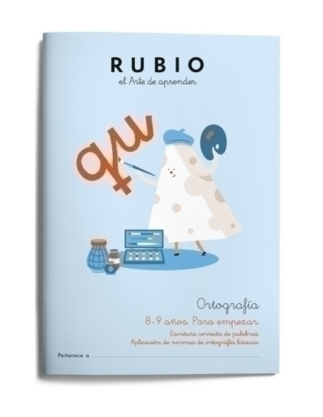 CUADERNO RUBIO ORTOGRAFIA 3 PARA EMPEZAR 8-9 AÑOS