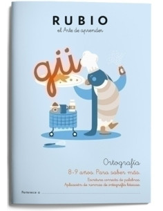 CUADERNO RUBIO ORTOGRAFIA 4 PARA SABER MAS 8-9 AÑOS