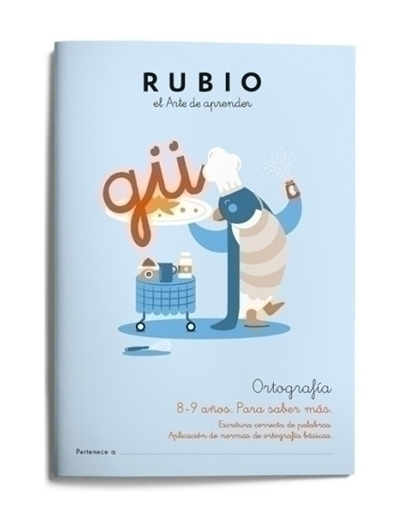 CUADERNO RUBIO ORTOGRAFIA 4 PARA SABER MAS 8-9 AÑOS