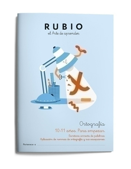 CUADERNO RUBIO ORTOGRAFIA 5 PARA EMPEZAR 10-11 AÑOS