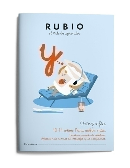 CUADERNO RUBIO ORTOGRAFIA 6 PARA SABER MAS 10-11 AÑOS