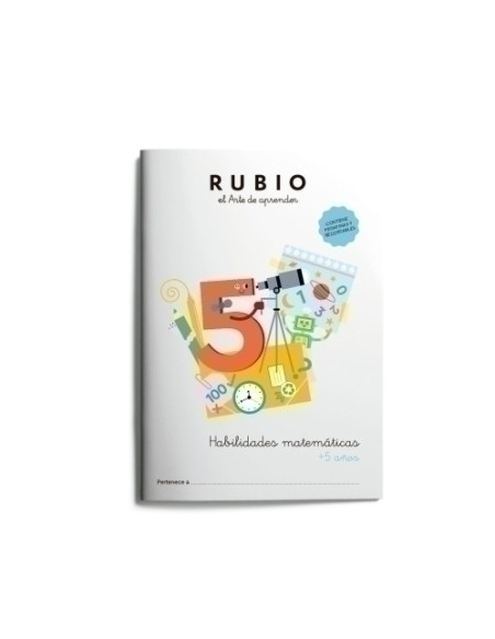 CUADERNO RUBIO HABILIDADES MATEMATICAS 5 AÑOS
