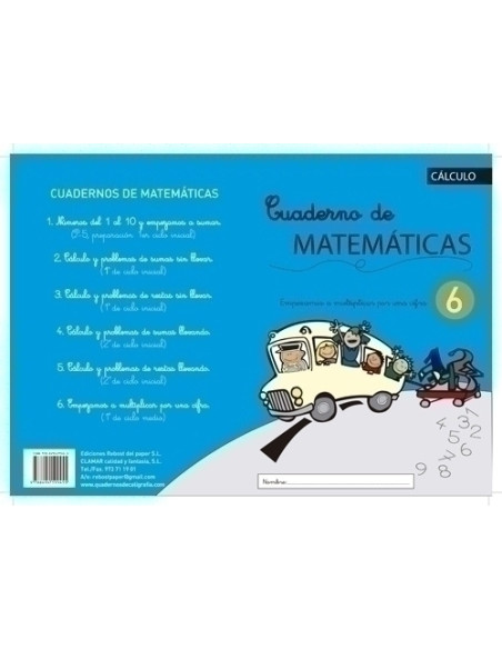 CUADERNO REBOST CAS MATEMATICAS N 6