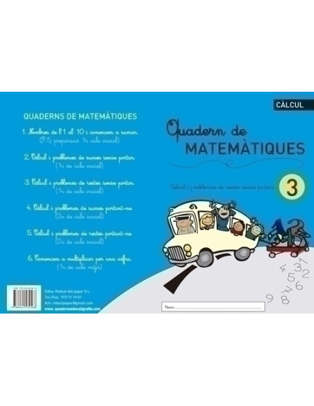 CUADERNO REBOST CAT MATEMATIQUES N 3