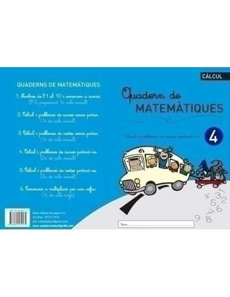 CUADERNO REBOST CAT MATEMATIQUES N 4
