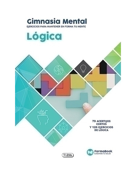CUADERNO FARMABOOK 24x17 GIMNASIA MENTAL LOGICA
