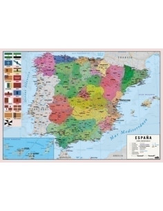 VADE SOBREMESA ERIK ESCOLAR 35x49 MAPA DE ESPAÑA