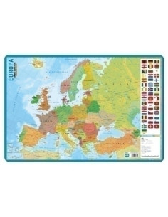 LAMINA ESCOLAR ERIK PVC 40x595 DIDACTICA MAPA DE EUROPA