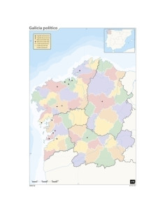 MAPA MUDO ERIK COLOR POLITICO GALICIA