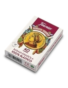 BARAJA ESPAÑOLA PLASTICO 40 CARTAS 2100