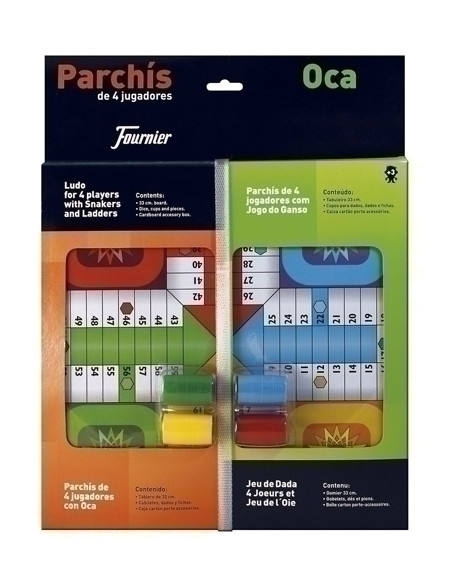 JUEGO PARCHIS OCA 33 CTM CON ACCESORIOS