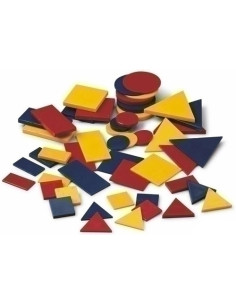 BLOQUES LOGICOS FAIBO PLASTICO 100 RECICLABLE BOLSA DE 48 PIEZAS