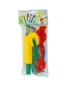 JUEGO MINILAND SET DE 5 ACCESORIOS PARA PASTA BLANDA 22cm