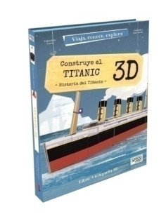 PUZLE 3D Y LIBRO SASSI MANOLITO BOOKS CONSTRUYE EL TITANIC 3D 26 PIEZAS 6 años