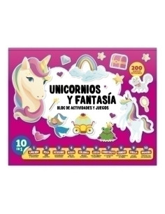 JUEGO IMAGILAND BLOC DE ACTIVIDADES Y JUEGOS UNICORNIOS Y FANTASIA