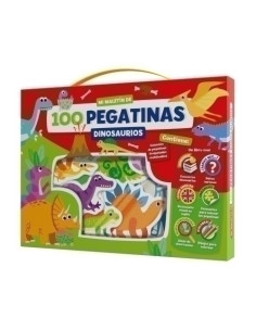 JUEGO IMAGILAND MALETIN 100 PEGATINAS DINOSAURIOS