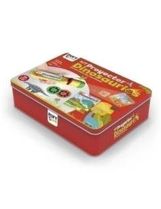 JUEGO IMAGILAND KIT PROYECTOR DINOSAURIOS CAJA METALICA