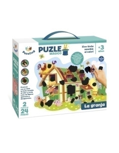 JUEGO IMAGILAND PUZLE MAGICO LA GRANJA