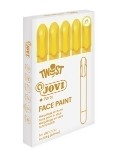 MAQUILLAJE JOVI BARRA TWIST MAKE de 55 g CAJA de 5 AMARILLO