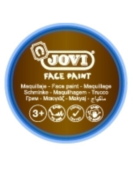 MAQUILLAJE JOVI CREMA FACE PAINT BOTE de 8 ml CAJA de 6 MARRON