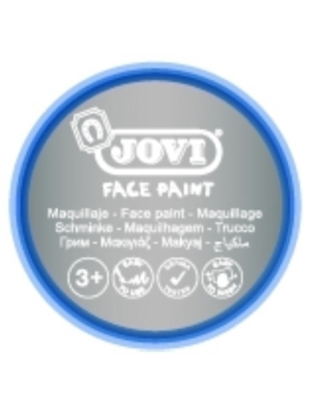 MAQUILLAJE JOVI CREMA FACE PAINT BOTE de 8 ml CAJA de 6 PLATA