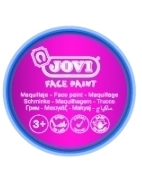 MAQUILLAJE JOVI CREMA FACE PAINT BOTE de 8 ml CAJA de 6 ROSA