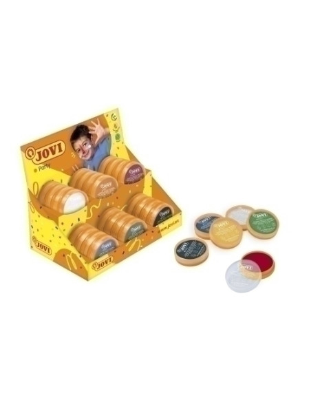 MAQUILLAJE JOVI CREMA FACE PAINT BOTE de 8 ml EXPOSITOR DE 24 4x 6 col