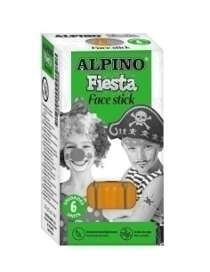 MAQUILLAJE ALPINO FIESTA FACE STICK BARRA de 5 gr NARANJA