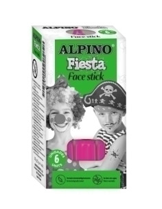 MAQUILLAJE ALPINO FIESTA FACE STICK BARRA de 5 gr ROSA