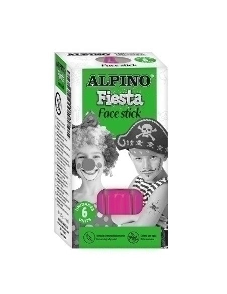 MAQUILLAJE ALPINO FIESTA FACE STICK BARRA de 5 gr ROSA