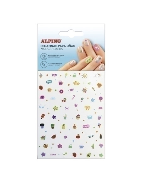 MAQUILLAJE ALPINO PEGATINAS PARA UÑAS AUTOADHESIVAS