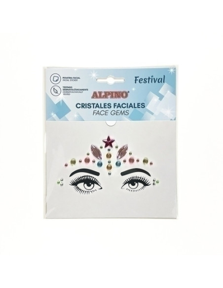 MAQUILLAJE ALPINO SET DE CRISTALES FACIALES FESTIVAL