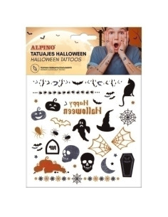 MAQUILLAJE ALPINO TATUAJES TEMPORALES HALLOWEEN