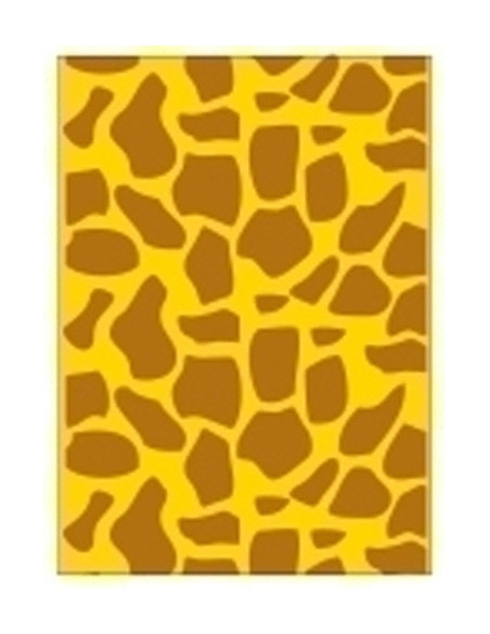 BOLSA DISFRAZ 65x90 cm IMPRESA AMARILLOMARRON