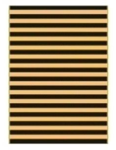 BOLSA DISFRAZ 65x90 cm IMPRESA AMARILLONEGRO