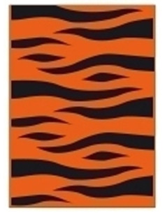 BOLSA DISFRAZ 65x90 cm IMPRESA NARANJANEGRO