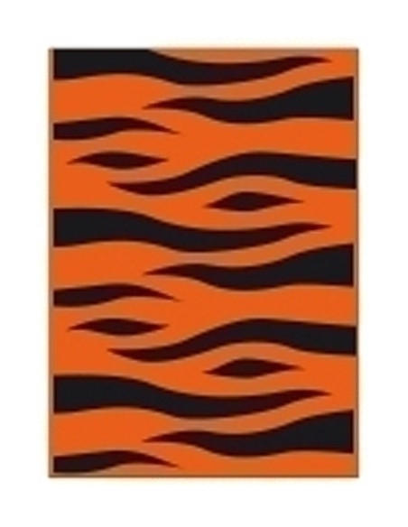 BOLSA DISFRAZ 65x90 cm IMPRESA NARANJANEGRO