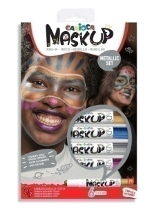 MAQUILLAJE CARIOCA BARRA METALLIC SET de 6
