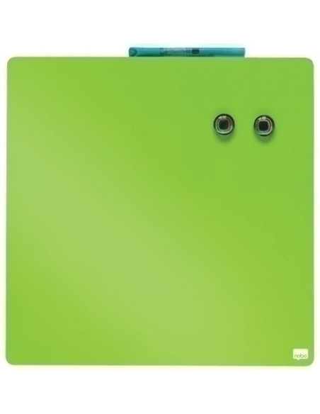 PIZARRA HOGAR MAGNETICA NOBO 36x36 cm VERDE