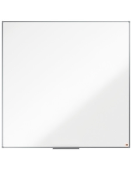 PIZARRA BLANCA MELAMINA NOBO ESSENCE MARCO ALUMINIO 120x120 cm