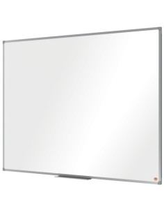 PIZARRA BLANCA NOBO ESSENCE 120x90cm ACERO VITRIFICADO