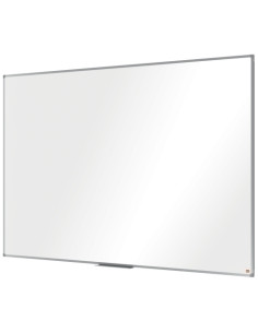 PIZARRA BLANCA NOBO ESSENCE 180x120cm ACERO VITRIFICADO