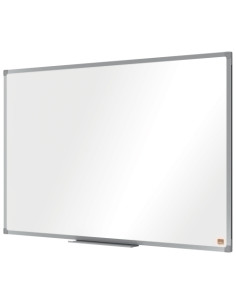 PIZARRA BLANCA NOBO ESSENCE 90x60cm ACERO VITRIFICADO