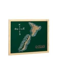 PIZARRA VERDE MARCO FIBRA  80x120 cm