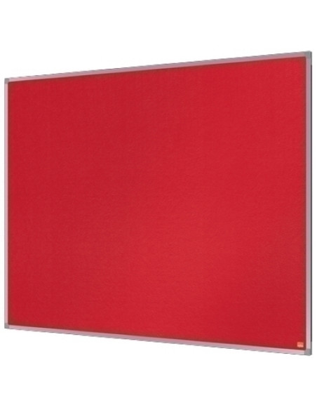 TABLERO FIELTRO NOBO ESSENCE MARCO ALUMINIO 90x120 cm ROJO